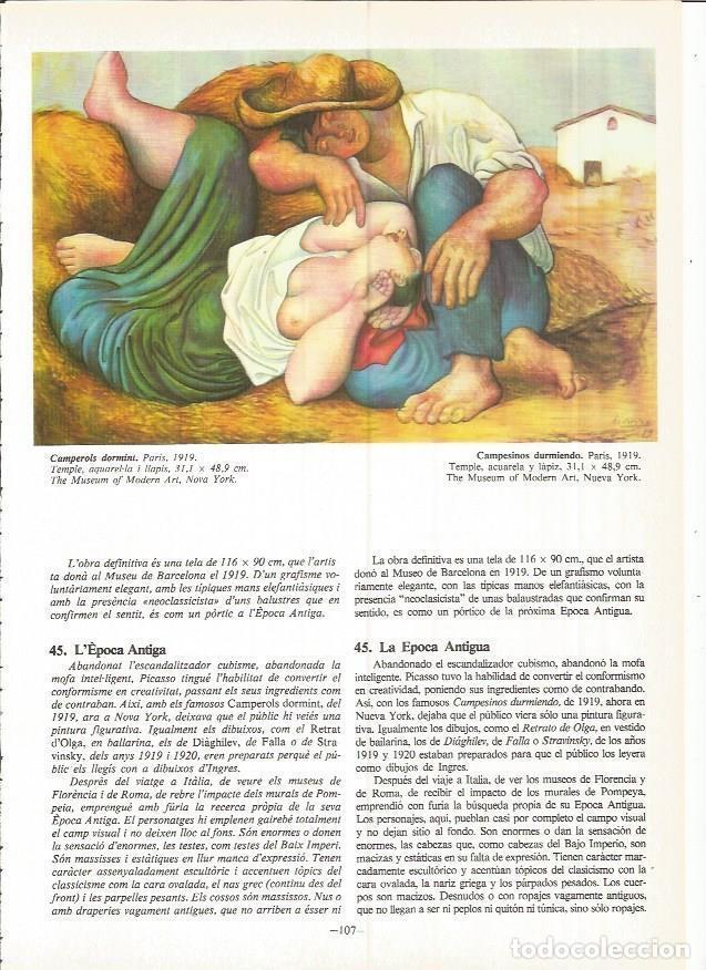 Cartoline: LAMINA 19025: Campesinos durmiendo - Alexandre Cirici