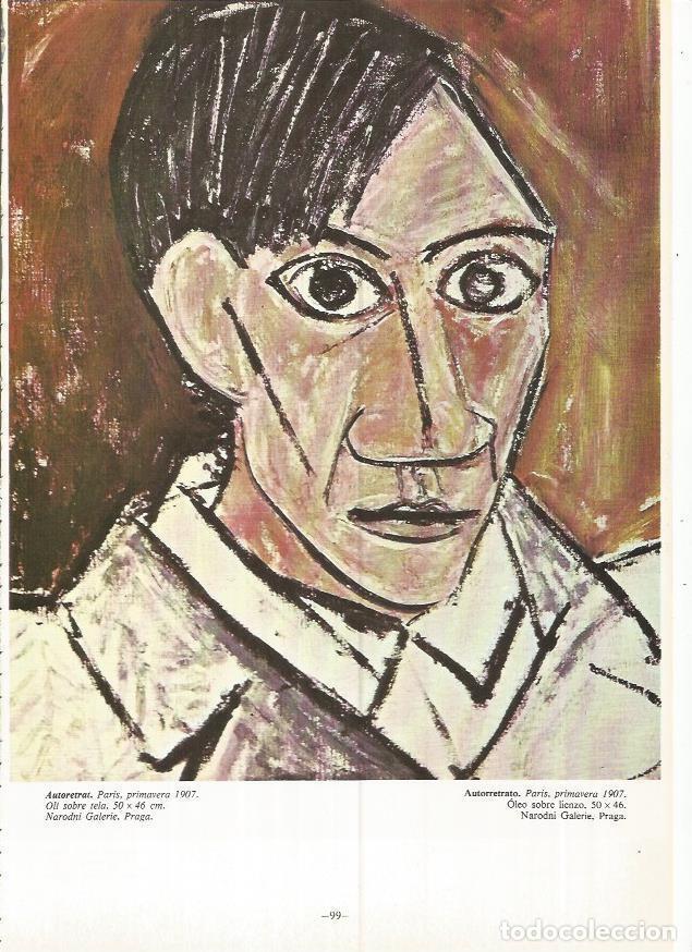 Postales: LAMINA 19021: Autorretrato de Picasso - Alexandre Cirici
