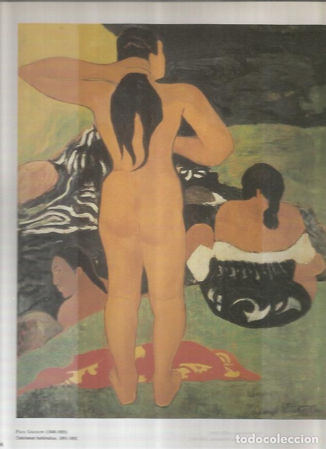 Cartoline: LAMINA 19498: Tahitianas ba&ntilde;andose, por Paul Gauguin - E. Lucie-Smith
