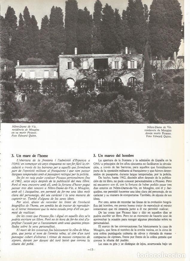 Postales: LAMINA 18979: Reidencia en Mougins donde murio Picasso - Alexandre Cirici