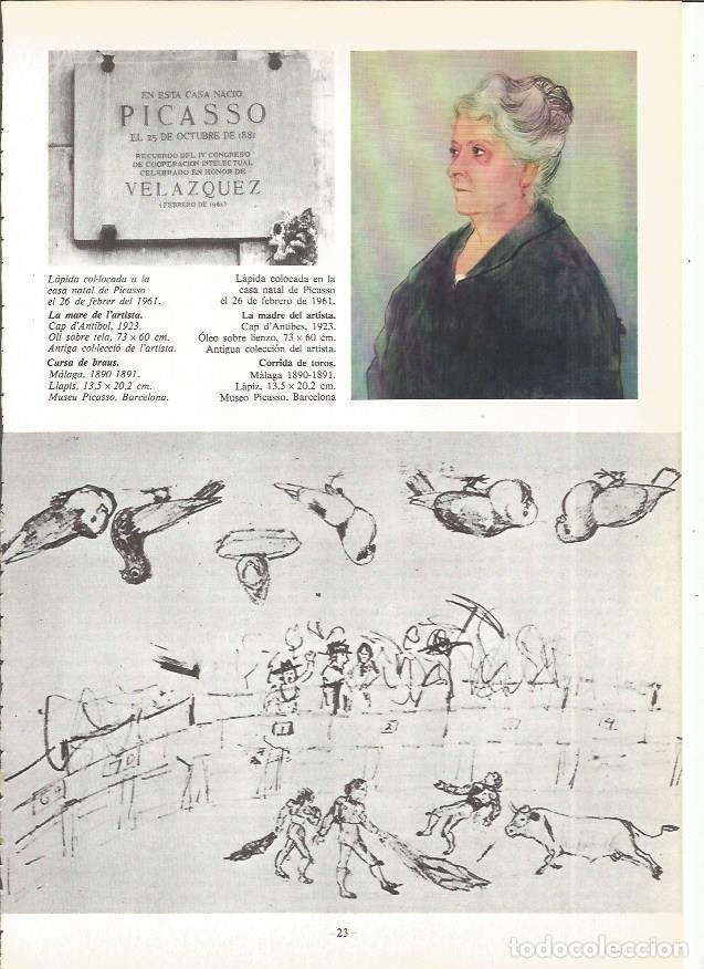 Postais: LAMINA 18984: Lapida en la casa natal de Picasso en Malaga - Alexandre Cirici