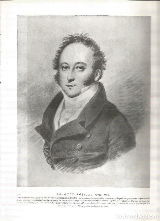 Postais: LAMINA 19214: Rossini - Varios