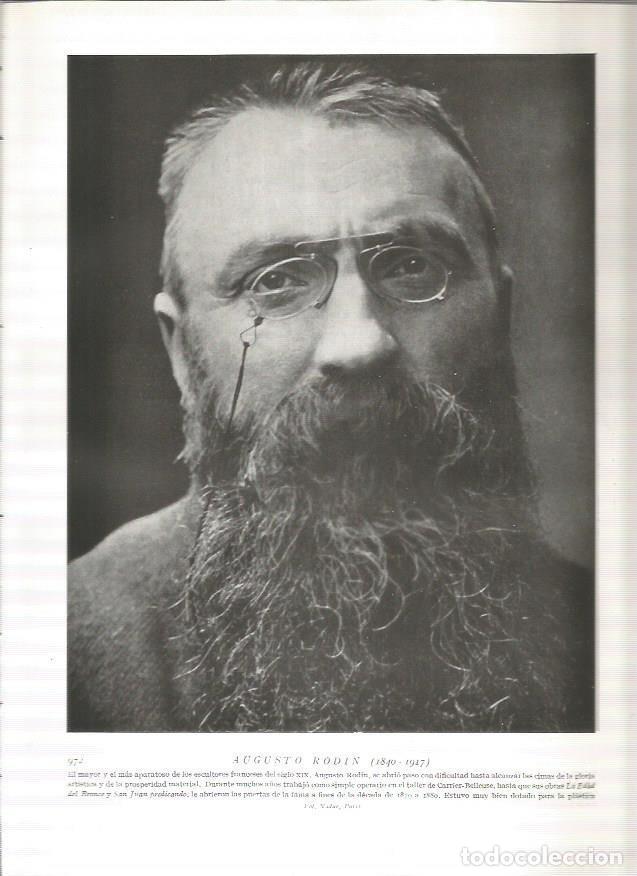 Postales: LAMINA 19247: Augusto Rodin - Varios