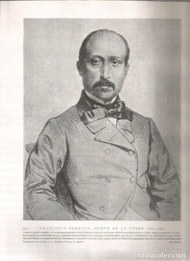 Postkarten: LAMINA 19236: Francisco Serrano, Duque de la Torre - Varios