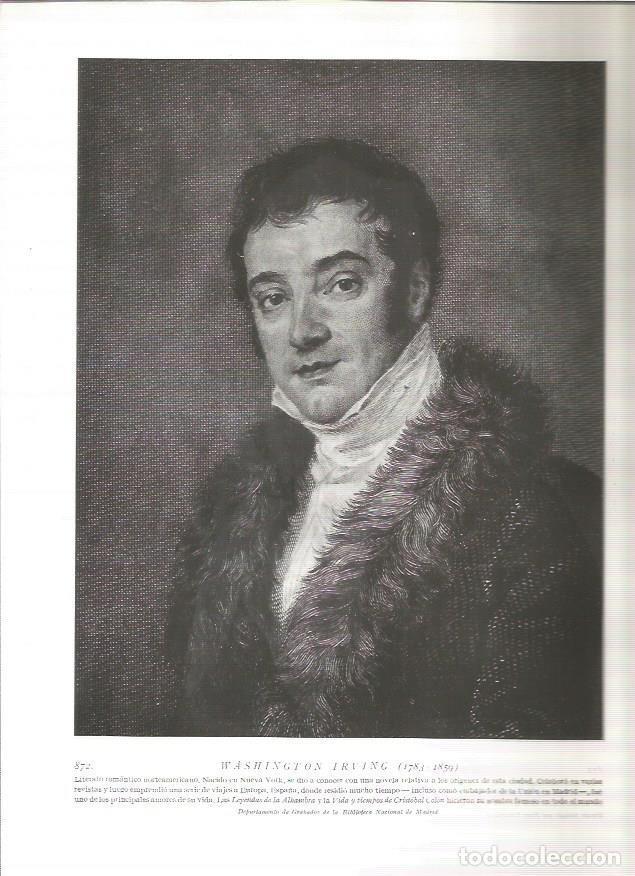 Cartoline: LAMINA 19200: Washington Irving - Varios