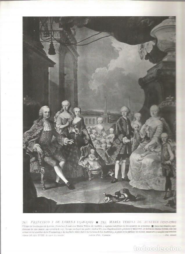 Cartoline: LAMINA 19152: Francisco I de Lorena y Maria Teresa de Austria - Varios