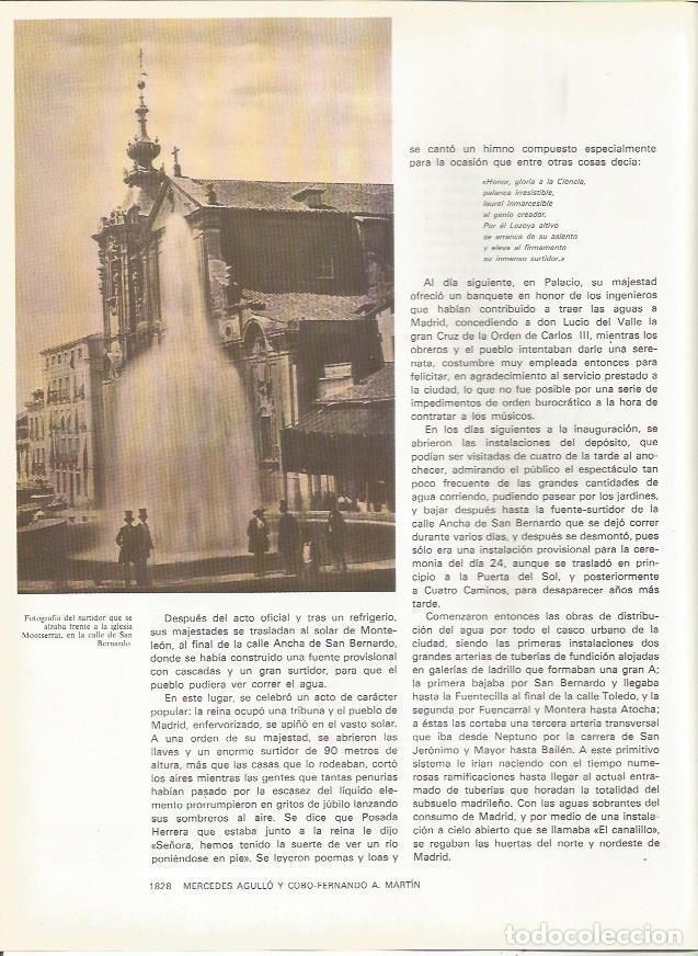 Cartes Postales: LAMINA 20393: Fuente de la calle de San Bernardo - VVAA