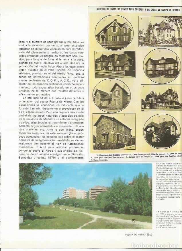 Postcards: LAMINA 20417: Modelos de casa de campo para el area de El Pardo - VVAA