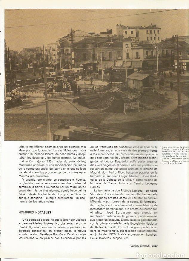 Postcards: LAMINA 20407: Fotografia antigua de Cuatro Caminos - VVAA