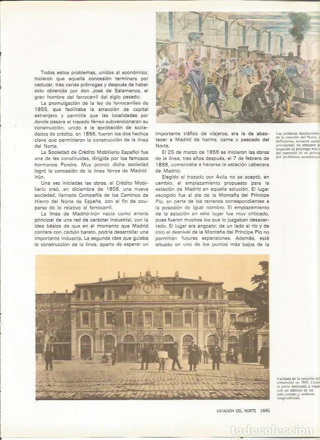 Postcards: LAMINA 20343: Fachada de la estacion del Norte en 1882 - VVAA