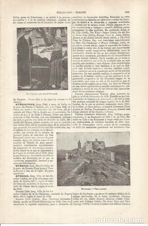 Postais: LAMINA ESPASA 34310: Vista de Stoncone, Italia - Varios