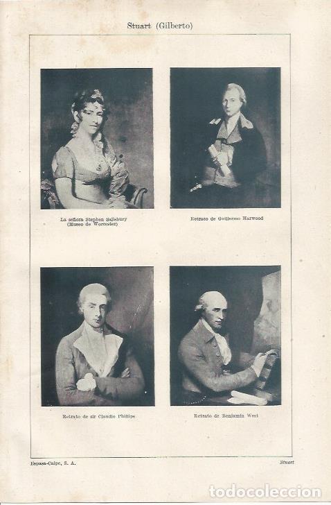 Postais: LAMINA ESPASA 34313: Obras por G. Stuart - Varios