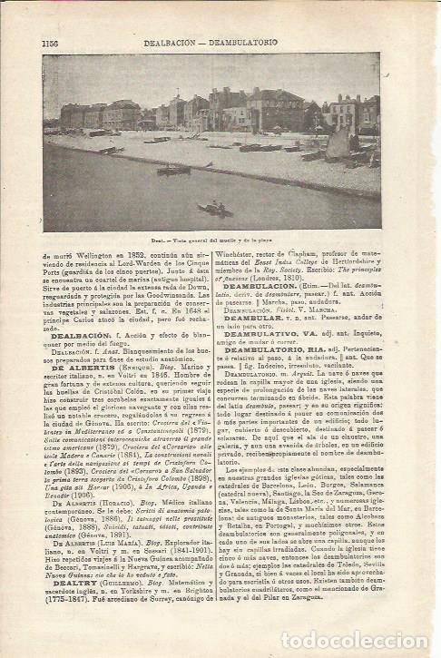 Cartoline: LAMINA ESPASA 33940: Muelle de Deal, Estados Unidos - Varios