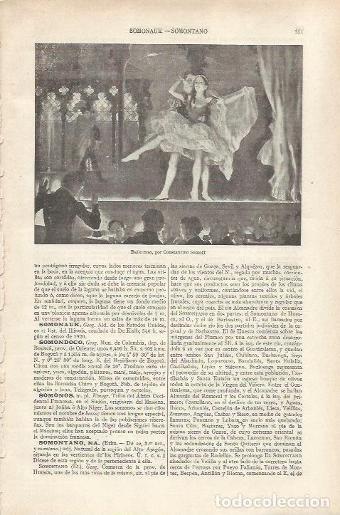 Cartoline: LAMINA ESPASA 34166: Baile ruso, por C. Somoff - Varios