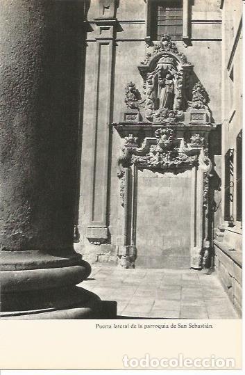 Postkarten: LAMINA 20544: Puerta lateral de la parroquia de San Sebastian - Julian Alvarez Villar