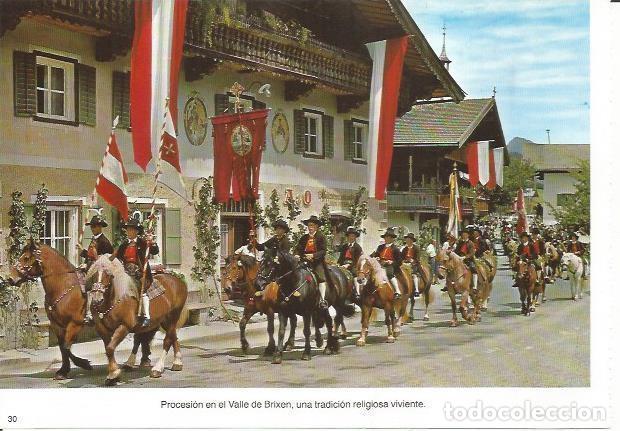 Postkarten: LAMINA 20572: Procesion en el valle de Brixen, Austria - Varios