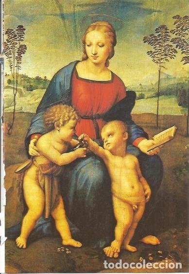 Postais: LAMINA 20462: La Virgen del jilguero, por Rafael - Varios
