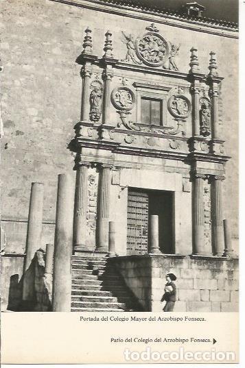 Cartoline: LAMINA 20507: Portada del Colegio Mayor del Arzobispo Fonseca - Julian Alvarez Villar