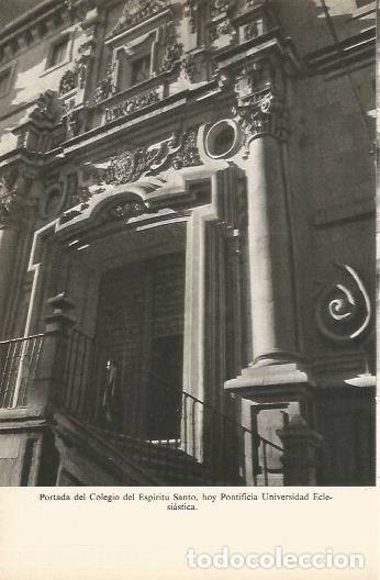 Cartoline: LAMINA 20508: Portada del Colegio del Espiritu Santo - Julian Alvarez Villar