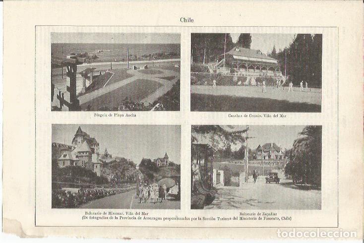 Postcards: LAMINA ESPASA 34983: Provincia de Aconcagua en Chile - Varios