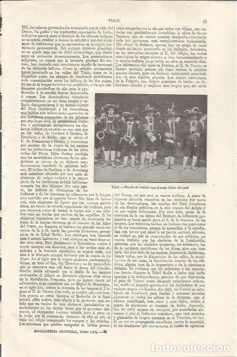 Cartoline: LAMINA ESPASA 35000: Banda de musica del Tirol - Varios