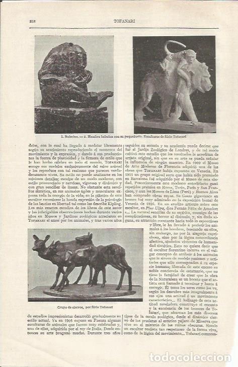 Cartoline: LAMINA ESPASA 35044: Esculturas por Sirio Tofanari - Varios