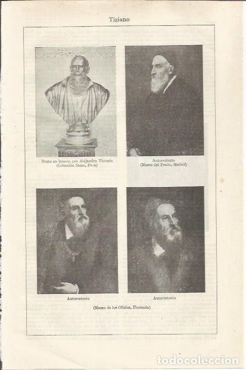 Cartoline: LAMINA ESPASA 35021: Bustos por Tiziano - Varios