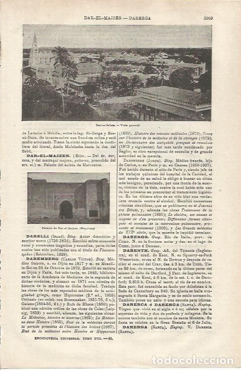 Postkarten: LAMINA ESPASA 34858: Vista de Dar es Salam - Varios