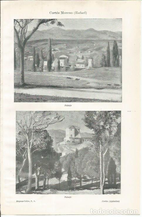 Postais: LAMINA ESPASA 34908: Paisajes, por Rafael Cortes Moreno - Varios