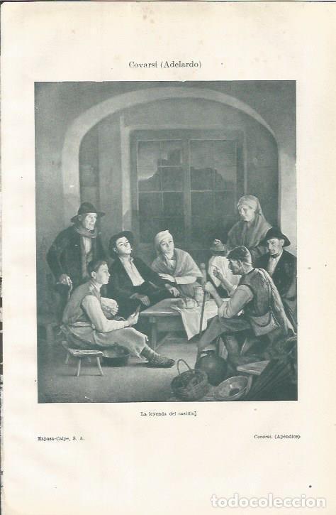 Postais: LAMINA ESPASA 34918: La leyenda del castillo, por Adelardo Covarsi - Varios