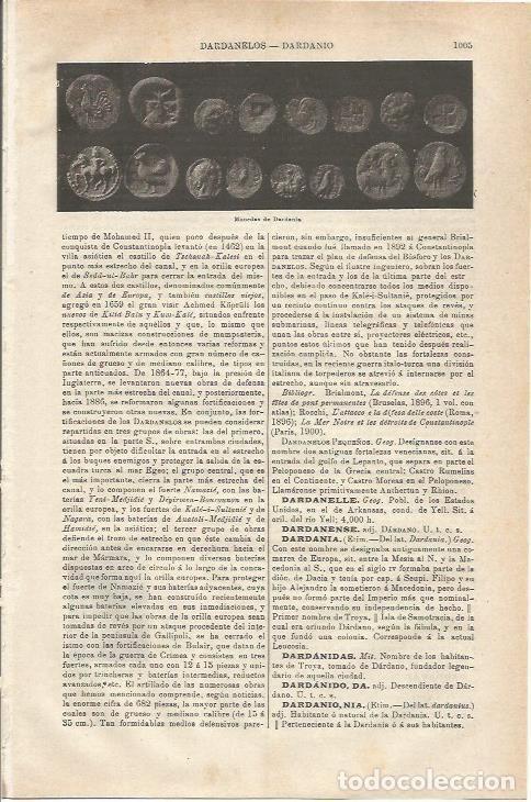 Postais: LAMINA ESPASA 34857: Monedas de Dardania - Varios