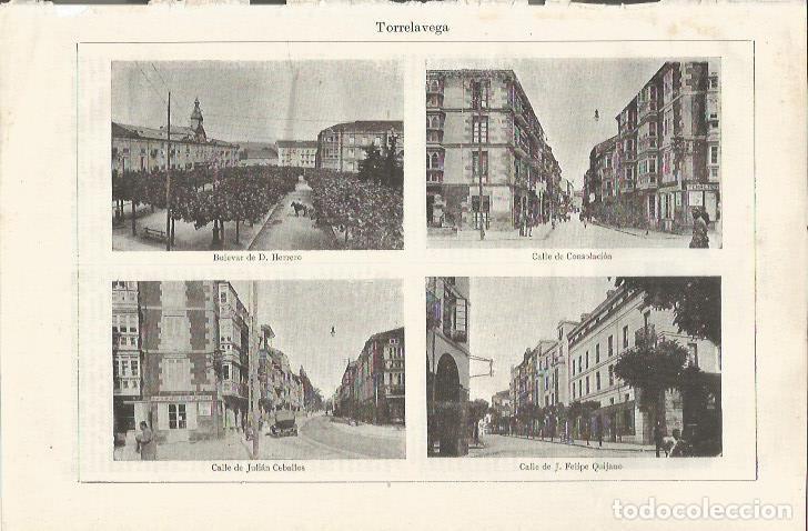 Postais: LAMINA ESPASA 35202: Calles de Torrelavega, Santander - Varios