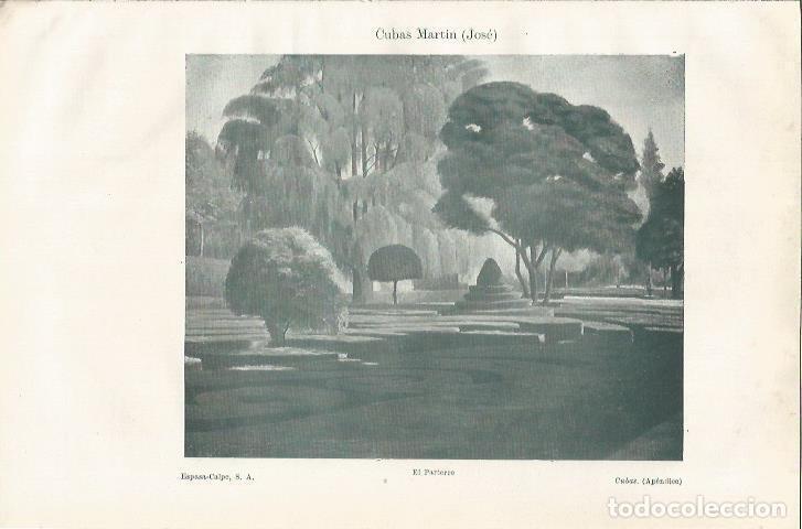 Postais: LAMINA ESPASA 34935: El parterre, por Jose Cubas Martin - Varios