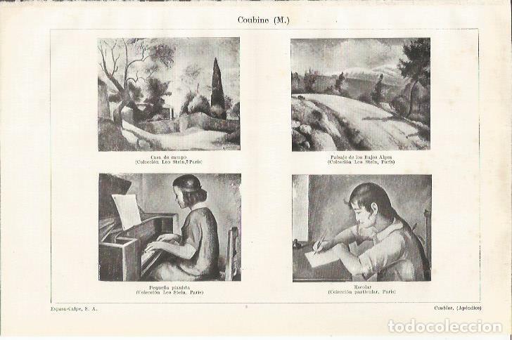 Cartoline: LAMINA ESPASA 34916: Obras por M. Coubine - Varios
