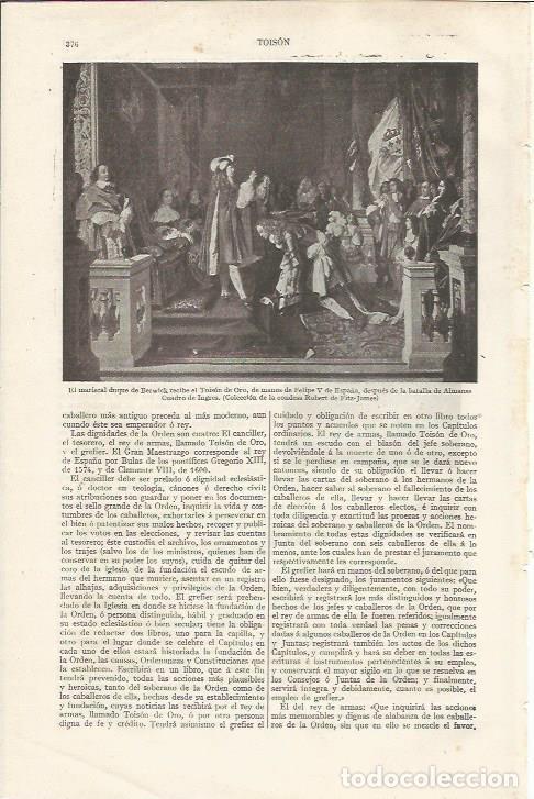 Cartoline: LAMINA ESPASA 35047: El mariscal duque de Berwick recibe el Toison de Oro - Varios