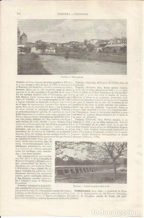 Postcards: LAMINA ESPASA 35134: Vista y Puente de Tordera - Varios