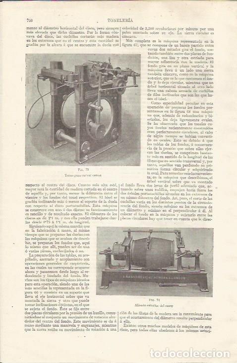 Cartoline: LAMINA ESPASA 35114: Torno para curvar cascos - Varios