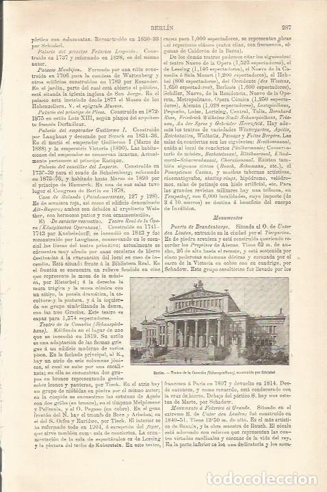 Postkarten: LAMINA ESPASA 34459: Teatro de la Comedia en Berlin - Varios