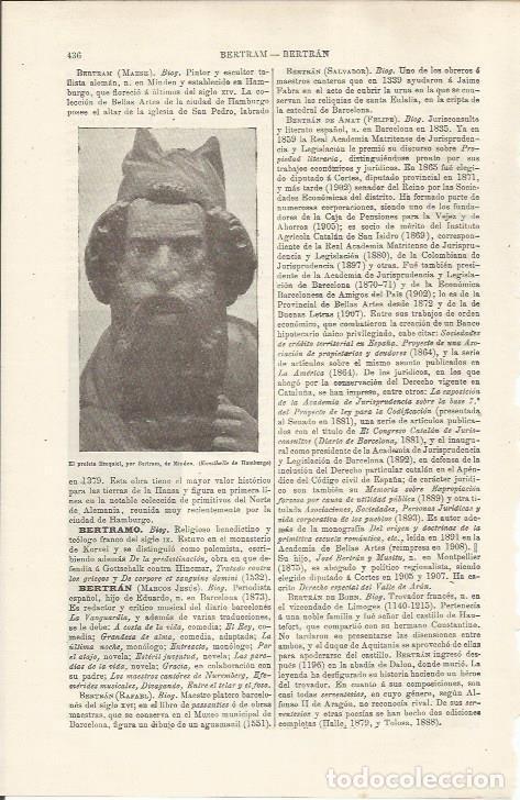 Postkarten: LAMINA ESPASA 34482: El profeta Ezequiel, por Bertram - Varios