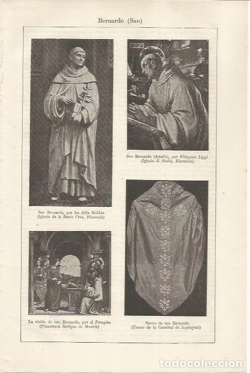 Cartoline: LAMINA ESPASA 34474: San Bernardo - Varios