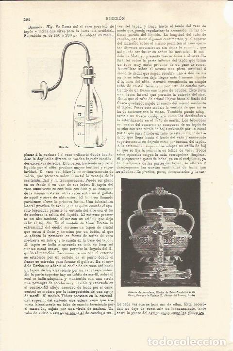 Cartoline: LAMINA ESPASA 34514: Biberon de porcelana - Varios