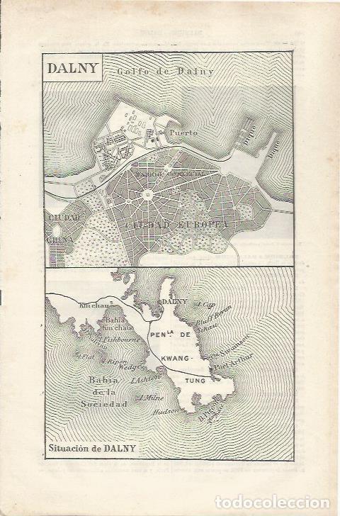 Cartoline: LAMINA ESPASA 34823: Plano de Dalny - Varios
