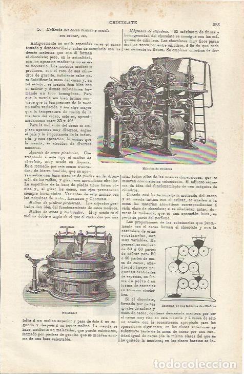 Cartoline: LAMINA ESPASA 34801: Maquina de cilindros y malaxador - Varios
