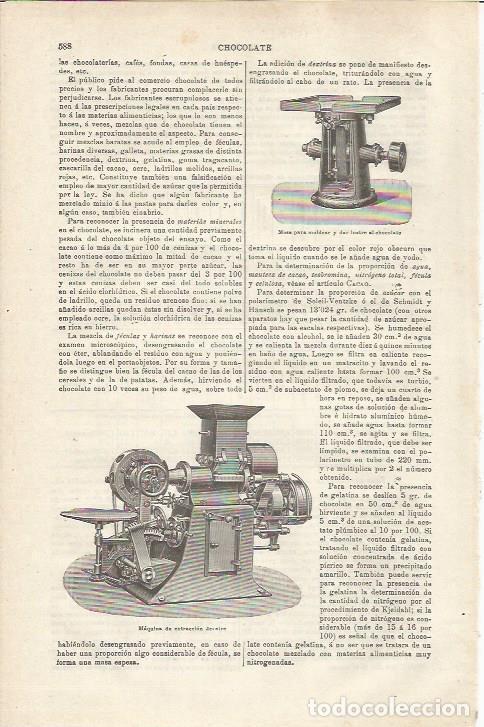 Cartoline: LAMINA ESPASA 34800: Maquina de cilindros para cacao - Varios