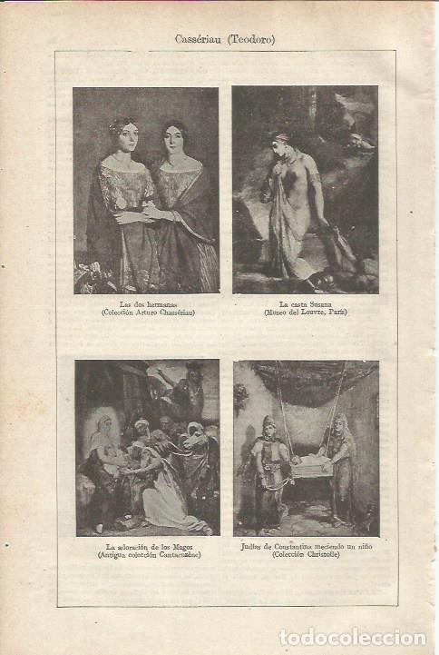 Cartoline: LAMINA ESPASA 34679: Pinturas por T. Casseriau - Varios