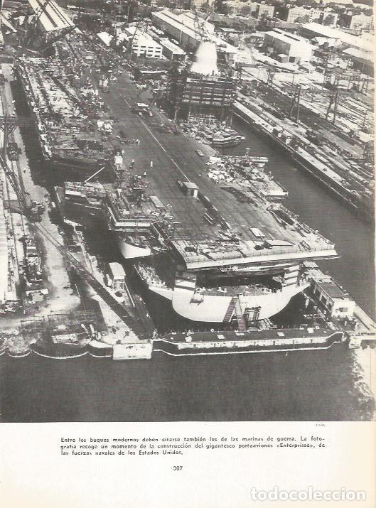 Cartoline: LAMINA 20621: Construccion del portaaviones Enterprisse - VVAA