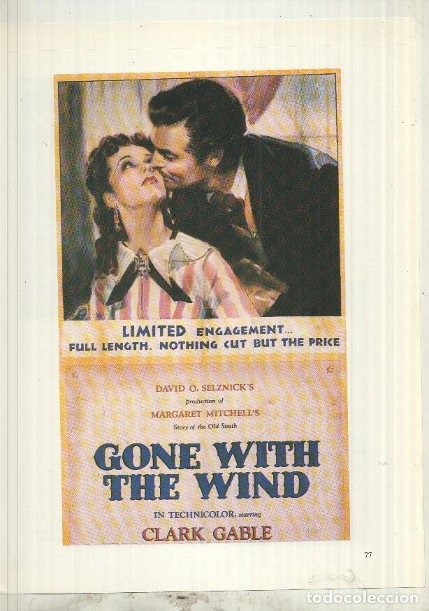 Postkarten: Lamina 31 The movie Poster Book: Gone with the wind y en trasera Dolce Inganno - NULL