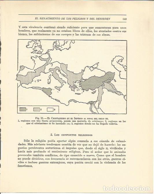 Cartes Postales: LAMINA 20855: Mapa del cristianismo en el siglo III - Maurice Crouzet