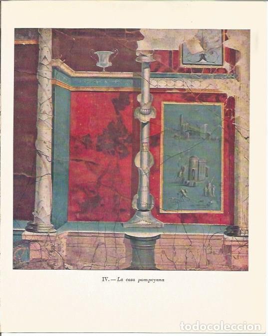 Cartoline: LAMINA 20839: Fresco de una casa de Pompeya - Maurice Crouzet