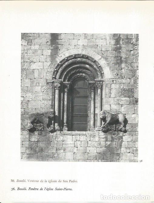 Postcards: LAMINA 20693: Ventana de la iglesia de Sant Pere de Besalu - Marcel Durliat